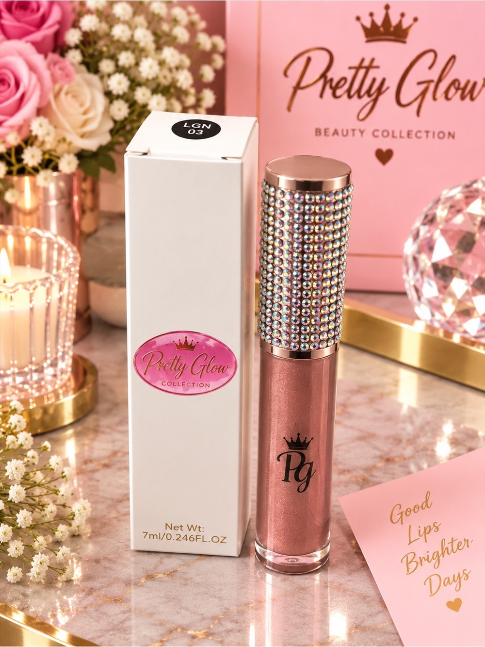 Liquid Lipstick — Rose Gold Shimmer